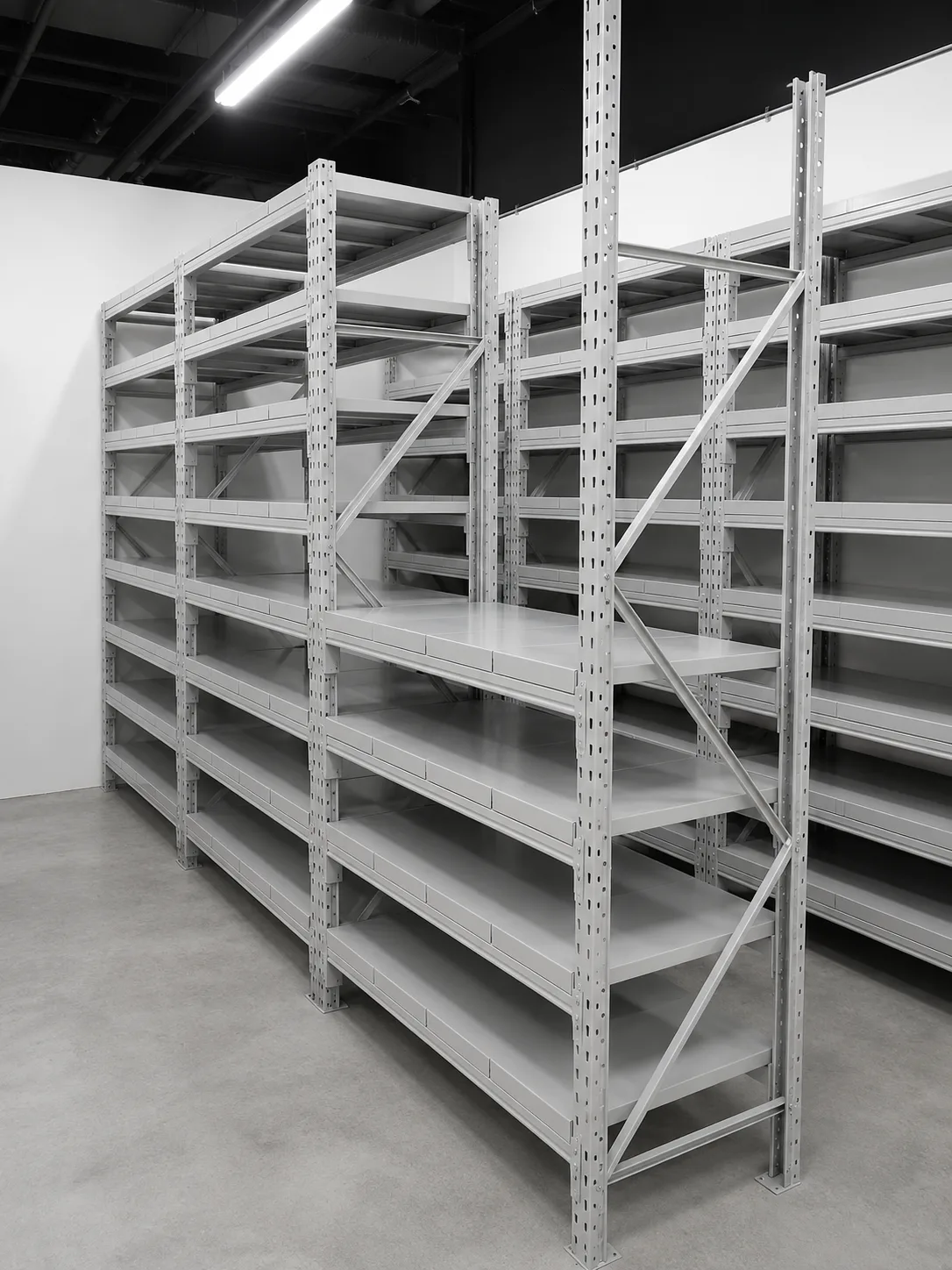 1200 Series EZYSPAN Shelving Rack (Galvanise Iron)