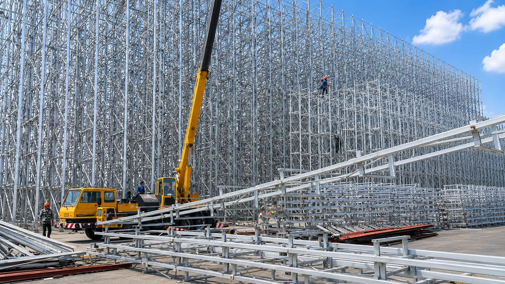 13000 Series Heavy Duty Racking Supported Warehouse