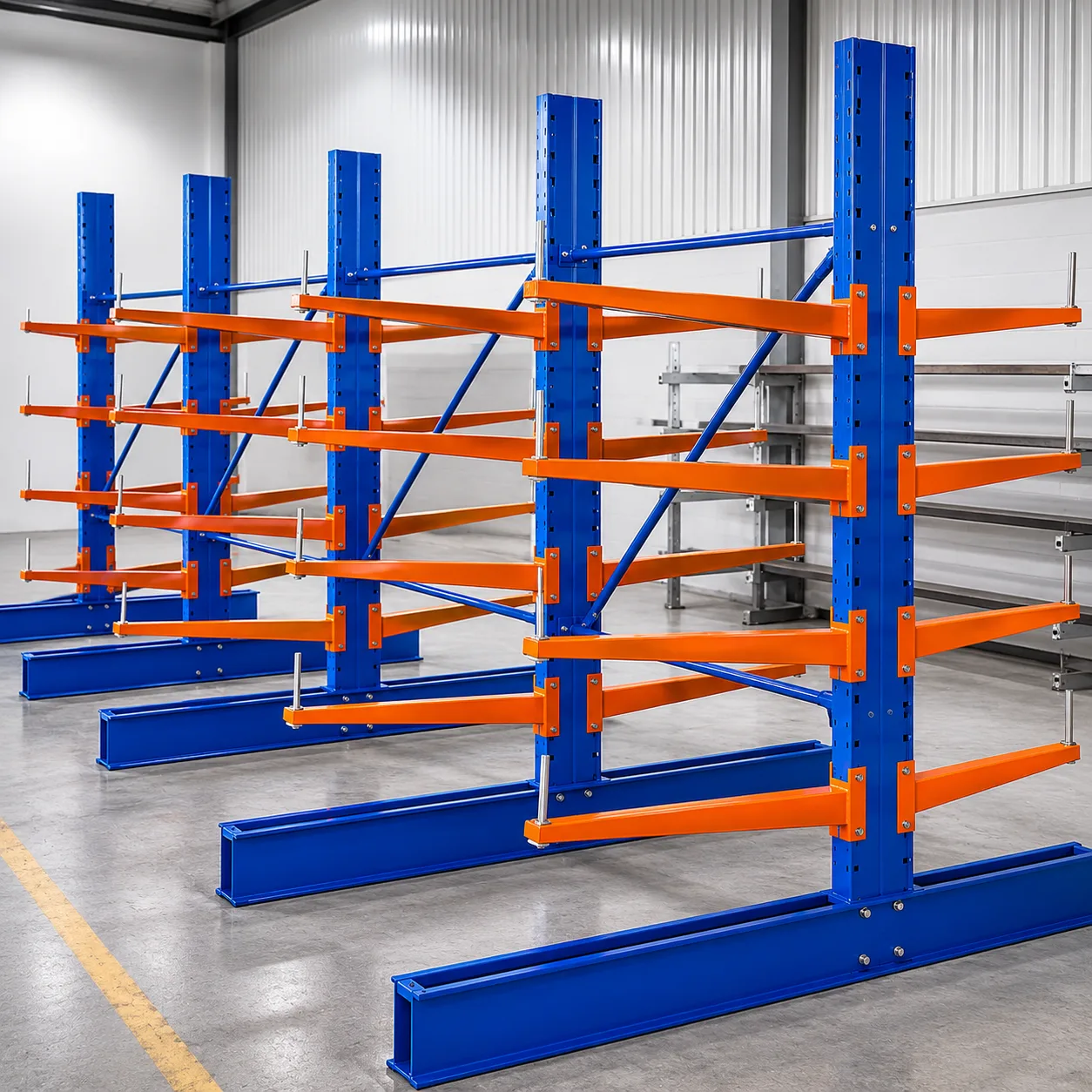7500 Series Heavy Duty Island Cantilever Racking System