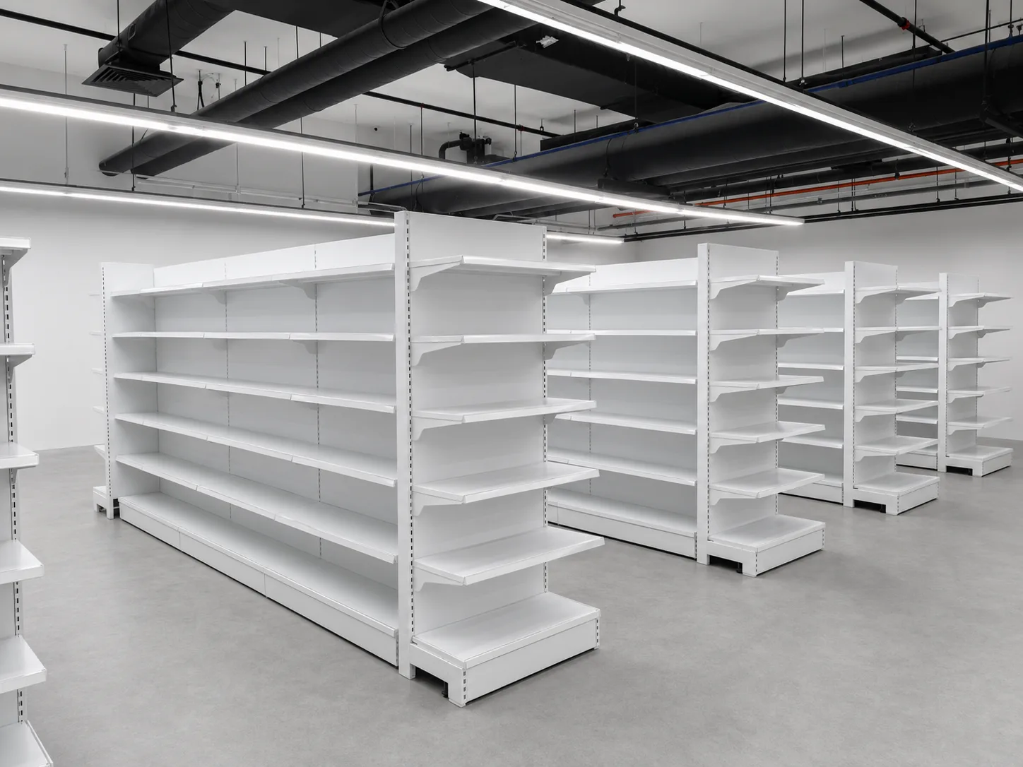 80 Series Wall& Island Gondola Shelving