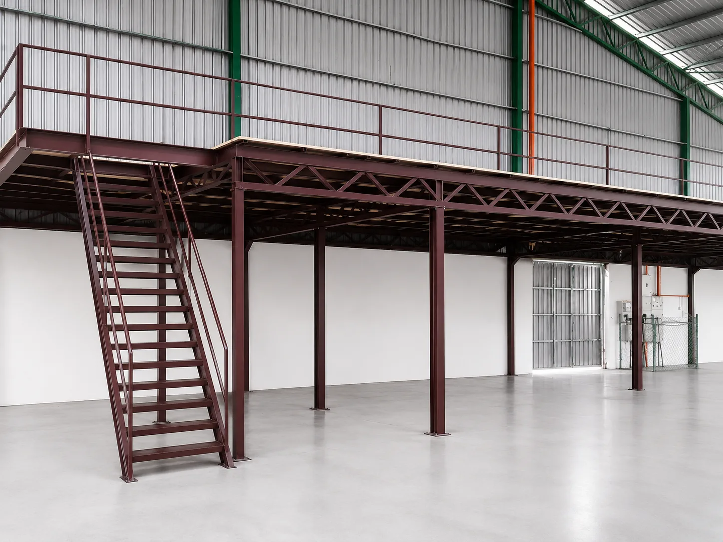 8500 Series Heavy Duty Truss System Mezzanine Platform